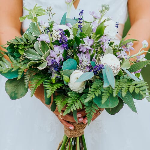 Casual Rustic Wedding Bride Bouquet